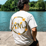 RICH AND LONELY WILDFLOWER TEE - WHITE