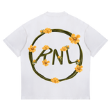 RICH AND LONELY WILDFLOWER TEE - WHITE