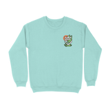 Cactus Crewneck - Sky Blue
