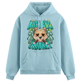 RICH AND SMOKEY AQUA HOODIE