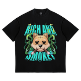 RICH AND SMOKEY BLACK TEE