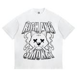 RICH AND SMOKEY COLOR DRAIN TEE