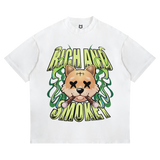 RICH AND SMOKEY WHITE TEE