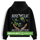 EARTH DAY RICHIE BLACK HOODIE