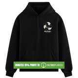 EARTH DAY RICHIE BLACK HOODIE